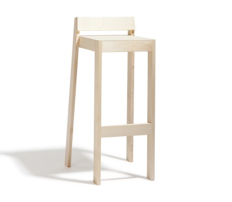 PilPil Stool in Maple - Wood and design made in France