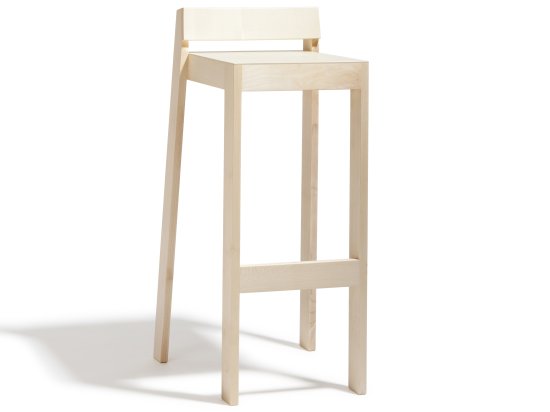 PilPil Stool in Maple - Wood and design made in France