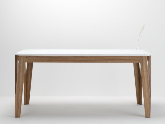 Table en bois massif de noyer design made in france en résine et en bois - MéliMélo
