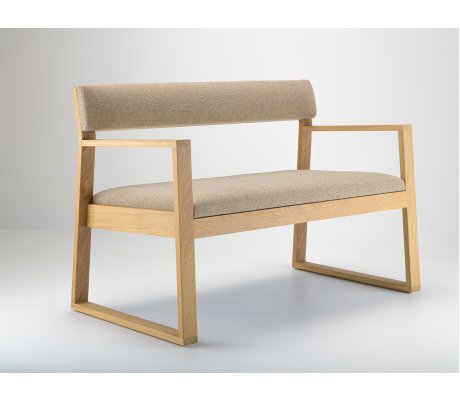 Aix 120 cm oak bench - furniture 100% made in France