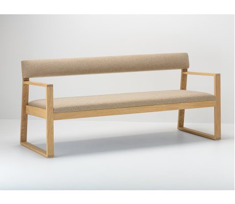 Aix 180 cm oak bench - furniture 100% made in France