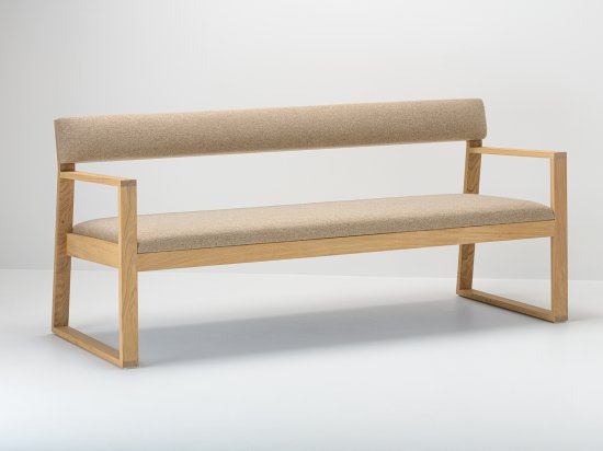 Aix 180 cm oak bench - furniture 100% made in France