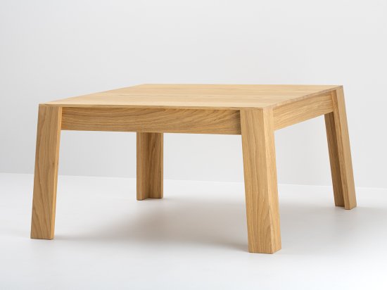 Oak design coffee table, occasional table for living room