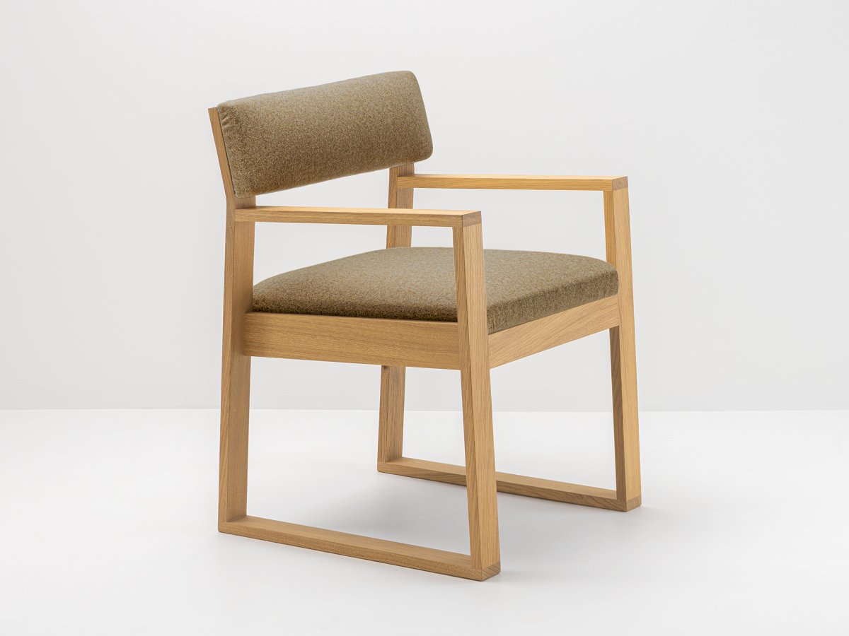 Chaise en chêne Aix et tissus Arpin® - Coloris Corde