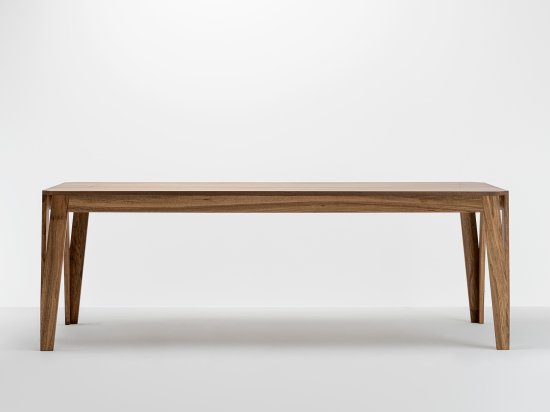 Custom made in France solid walnut table - MéliMélo
