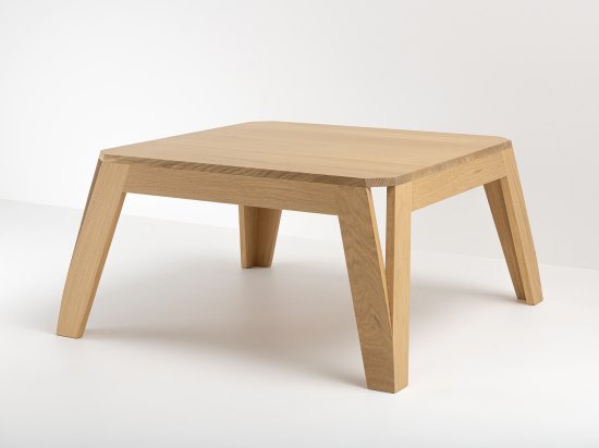 Solid Oak Design Coffee Table - Wood and Design Made in France - MéliMélo