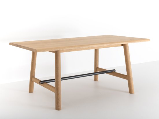 Custom-made wooden and metal table - Ostal