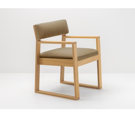 Chaise Aix en chêne et tissus Arpin ® - Design et fabrication 100% française