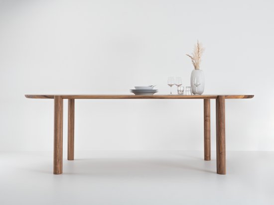 Contemporary walnut table - Couscous