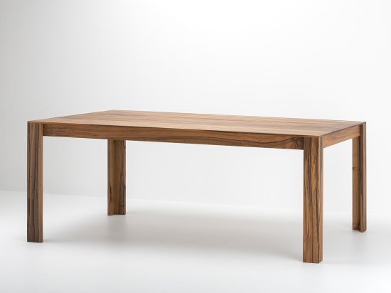 Walnut dining table design furniture made in France - Elmar