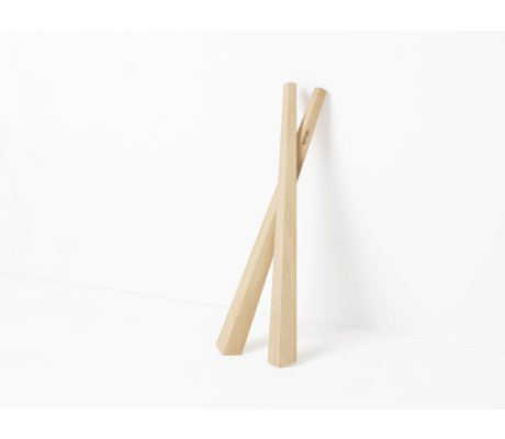 Couverts à salade en bois de hêtre design originale upcyclé à partir de chutes de bois