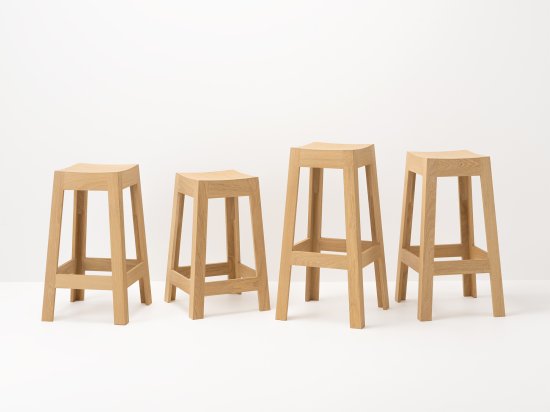 Tabouret de Bar Hauteur sur Mesure en Bois