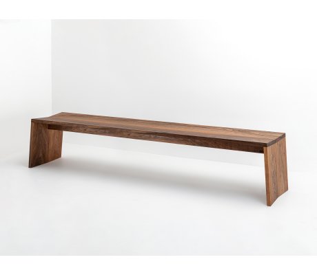 Banc design - Banc PAP en noyer longueur 240 cm
